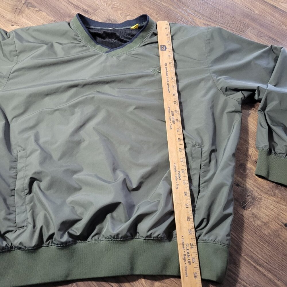 Cabelas Jacket Mens Large Green Golf Windbreaker Pullover Lightweight - Picture 5 of 7